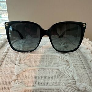 Gucci Black Square Sunglasses GG0022S